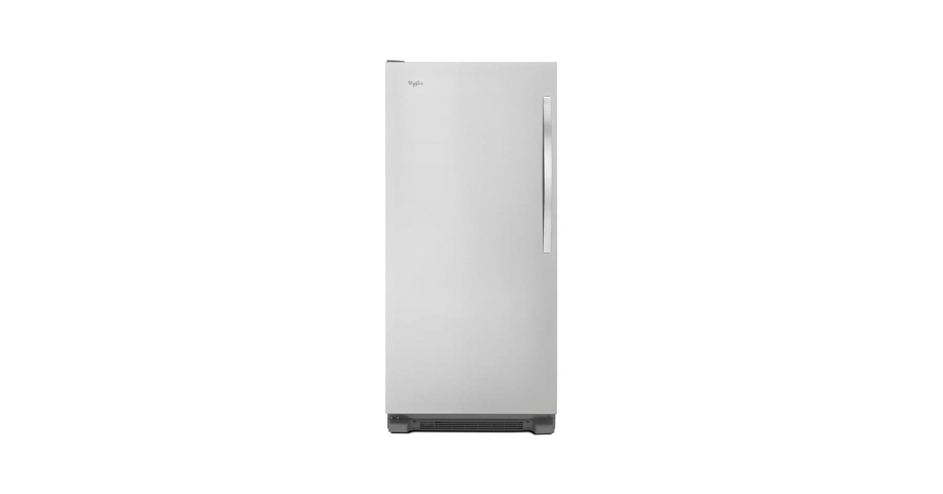 BRAND NEW Whirlpool Sidekicks (WSZ57L18DM) 30 Inch Freestanding Upright Freezer with 18.0 cu. ft. Capacity. Stainless Steel